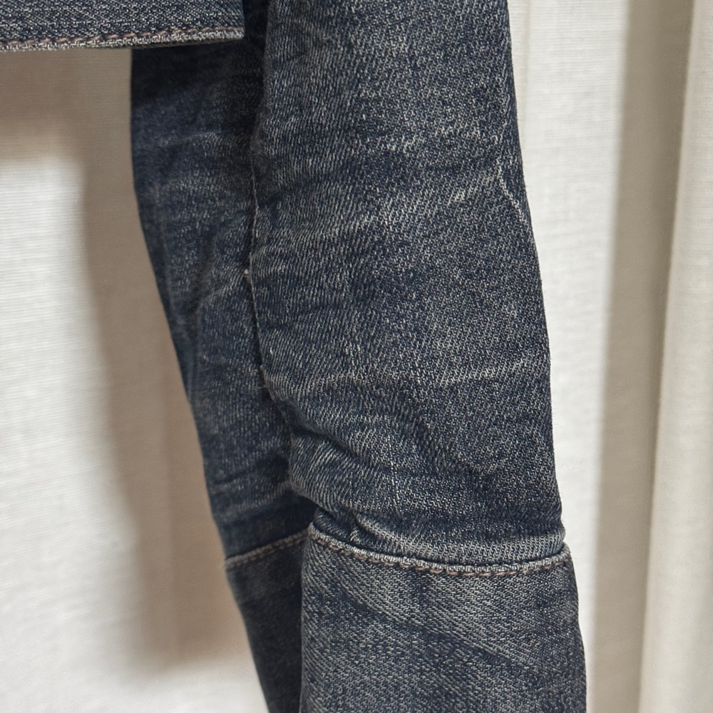 LOFT Dark Indigo Denim Jacket with Chest Pockets - Picture 5 of 7